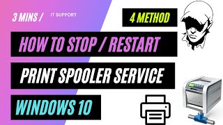 How to Stop / Restart Print Spooler Service in Windows 10