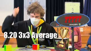 8.20 [PR] Winning 3x3 Average North Sydney Cube Day 2023