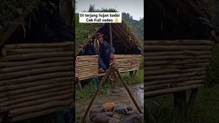 Bushcraft camp | Building survival shelter #camping#bushcraft#survival#shorts