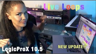 LogicProX 10.5 Update: How to Use Live Loops and The Grid. An intro to Cells, Scenes + Q-ing music!