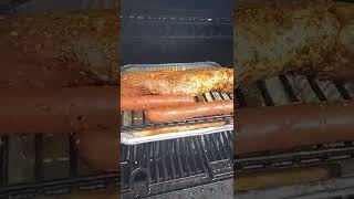 maple/peach smoked pork tenderloin on the masterbuilt gravity 560