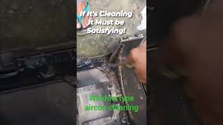 Window type aircon cleaning