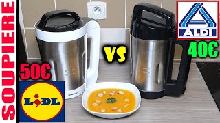 Сравнение нагревательного блендера LIDL Cook'n Mix и супницы для супа ALDI AMBIANO