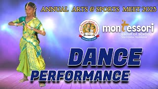 Arts and Sports Meet 2023 | Dance Performance| Montessori High School | Valigonda