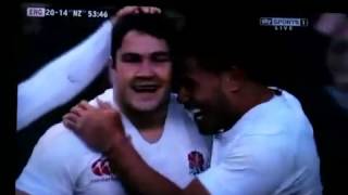 Brad Barritt try Vs New Zealand