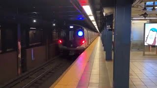 R211A A train departing 42 St-PABT