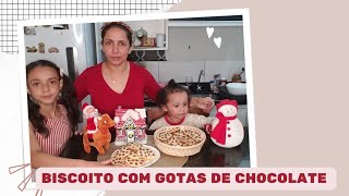 Biscoito de manteiga com gotas de chocolate 🍫 2° receita de Natal 🥰