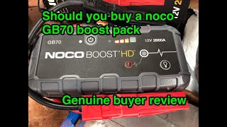 Noco GB70 real buyer review should you buy one? Booster pack