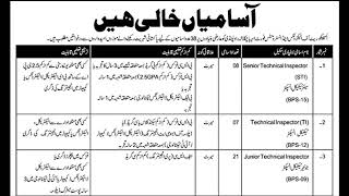 Inspectorate of Electronics and Instruments Chaklala Rawalpindi Jobs 2024 October  November Technica