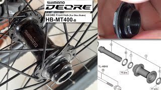 Manutenção Padrão Shimano – Cubo Deore HB-MT400-B Boost