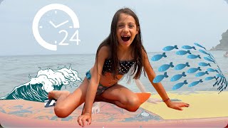 24 ЧАСА НА МОРЕ ПРЕДИ УЧИЛИЩЕ 😮 !