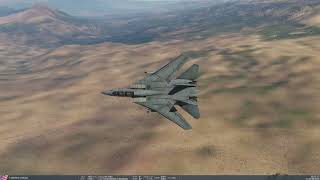 DCS World F-14B vs Mirage F1D Dogfight