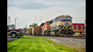 BNSF 9650 (Executive Mac) Leads BNSF Coal Train E-CNMNAM West Through Mendota