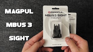 Magpul MBUS3 Front and Rear sights