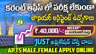 🔥 పరీక్ష లేకుండా కరెంట్ ఆఫీసుల్లో జాబ్స్ || Latest Govt jobs in Telugu || NTPC JE Recruitment 2024