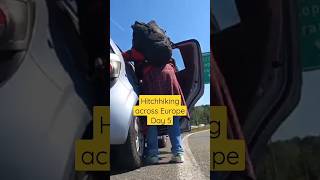 Hitchhiking from Slovenia to Croatia - Day 5 #shorts