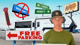 FREE RV Overnighters: Avoid The Sketchy Spots [RV Lifestyle Tips]