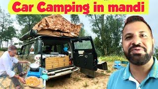 car Camping in most sliding area #mandi #carcamping #himachal