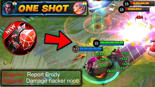 BRODY NEW BUILD FOR DAMAGE HACK!🔥 (must try) BRODY BEST BUILD 2024 - MLBB