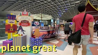 Bangkok Suvarnabhumi Airport Departure Concourse | NY2020 | Planet Great