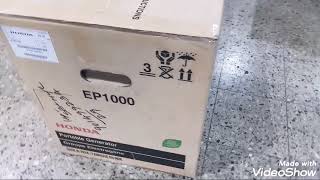 Honda Generator Unboxing EP1000 1kva generator From Skylight Power