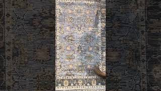 Blue Turkish Oushak HandKnotted Handmade Rug #persiancarpet #turkishcarpet #vintagerugs #persianrugs