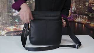 Pasta Bolsa Carteiro Transversal Coletor com Croco estilo Urbano