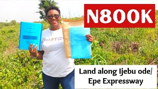 Buy this N800k Undeveloped Awoof Land and then Wait for Development.