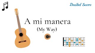 A Mi Manera | Tuto de guitarra con acordes