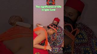 Ofo signifies Justice & Truth. #culture #igbo #igboamaka