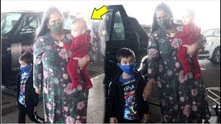 Arpita Khan FIRST Ever Trip With BABY Ayat And Son Ahil Sharma | Salman Khan Sister