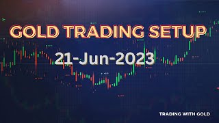 GOLD TRADING SETUP 21 June 2023 #tradinggold #xauusd #trading #viral