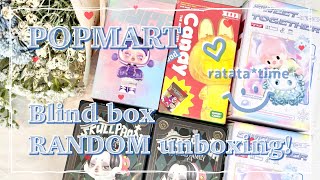 POPMART blind box RANDOM unboxing! 【skullpanda labubu INSTINCTOY】