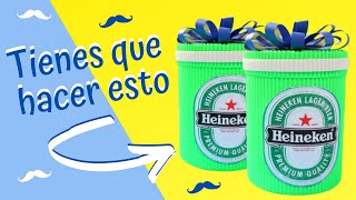 EL MEJOR REGALO para el 𝗗𝗜𝗔 𝗗𝗘𝗟 𝗣𝗔𝗗𝗥𝗘 🍺 Ancheta para PAPÁ 💙 Caja Regalo Cerveza