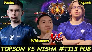 When Topson Magnus meets Nisha Dragon Knight #Ti13 HIGH MMR Ranked Dota 2