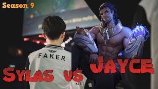 Faker - Sylas vs Jayce Mid - Patch 9.19 LoL Season 9 KR Ranked | League of Legends Replays