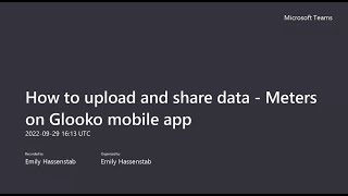 How to upload and share data: Meters on Glooko mobile app