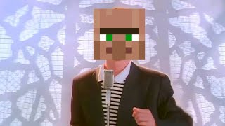 Minecraft villager - Never Gonna Give You Up aicover & lyrics