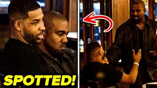 Kanye West Spotted with Khloe's Kardashian's EX Tristan Thompson!?