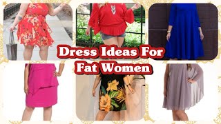 HOW TO HIDE BIG BELLY IN DRESS | HOW TO DRESS A FAT WOMAN | FAT WOMAN DRESS STYLE IDEAS