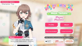 BanG Dream EN 11/03 Yamato Maya Birthday 🥁🥦🥳 Greetings 2024