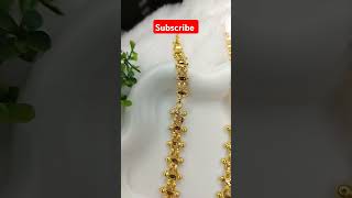 golden long set jewellery collection 🔥♥️ ||Bridhi|| #shorts  #jewellery #18kgoldplatedjewellery