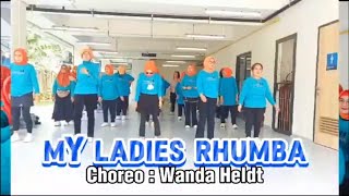 My Ladies Rhumba - Line Dance//Demo//Choreo: Wanda Heldt (AUS) - September 2012