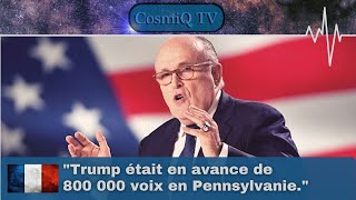 (VOSTFR) Élection USA 2020. Fraudes, Rudy Giuliani 9/11/2020