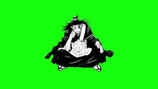 KENJAKU X GETO  GREEN SCREEN MANGA ANIMATION (JJK) #capcutpc #kenjaku #geto