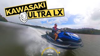 Jet Ski TOP SPEED - Kawasaki Ultra LX Speed Test #SHORTS