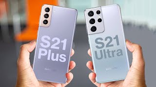 Samsung Galaxy S21 Plus compare with Samsung Galaxy S21 Ultra | Samsung Hands on !!!