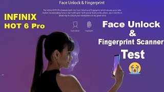 Infinix Hot 6 Pro Face Unlock and Fingerprint Scanner Test