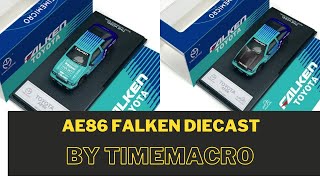 Unboxing Time Micro 1/64 AE86 Falken Diecast!!