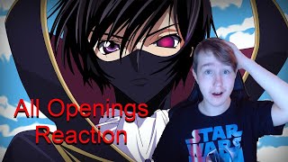 Reaction To All Code Geass Openings!!! They look so cool!